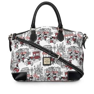 Dooney & Bourke Disney Mickey and Minnie Downtown Red Satchel